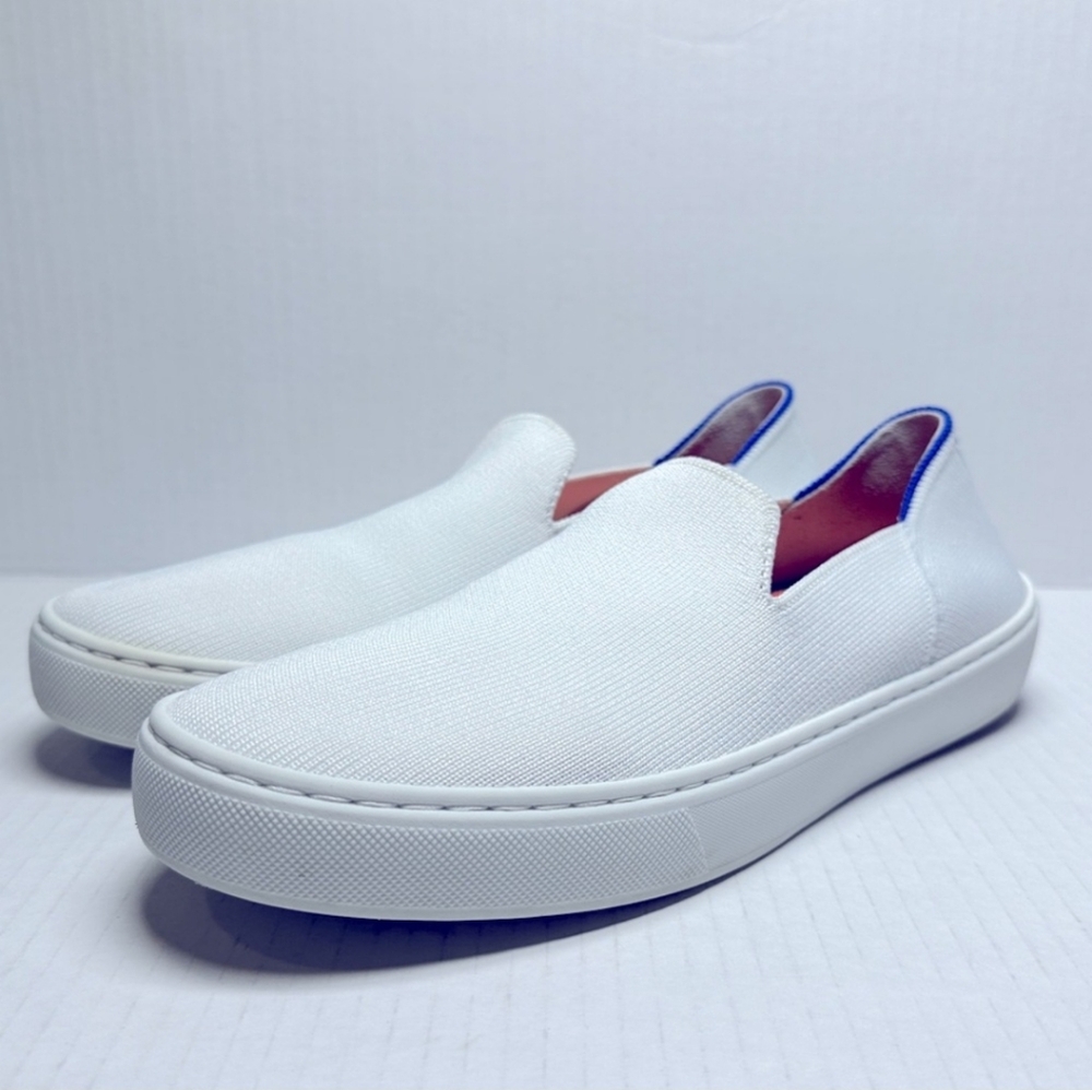 Rothy's Slip On White Sneakers